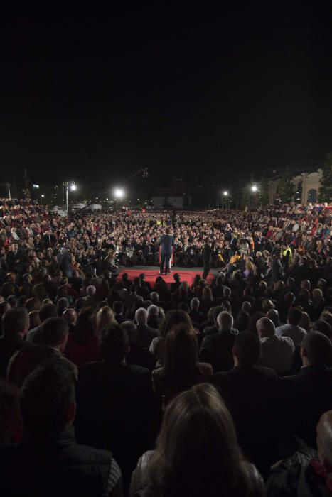 Cierre de campaña de Pedro Sánchez junto a Ximo Puig en Valéncia