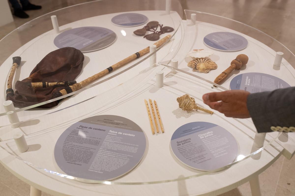 Detalle de la muestra.