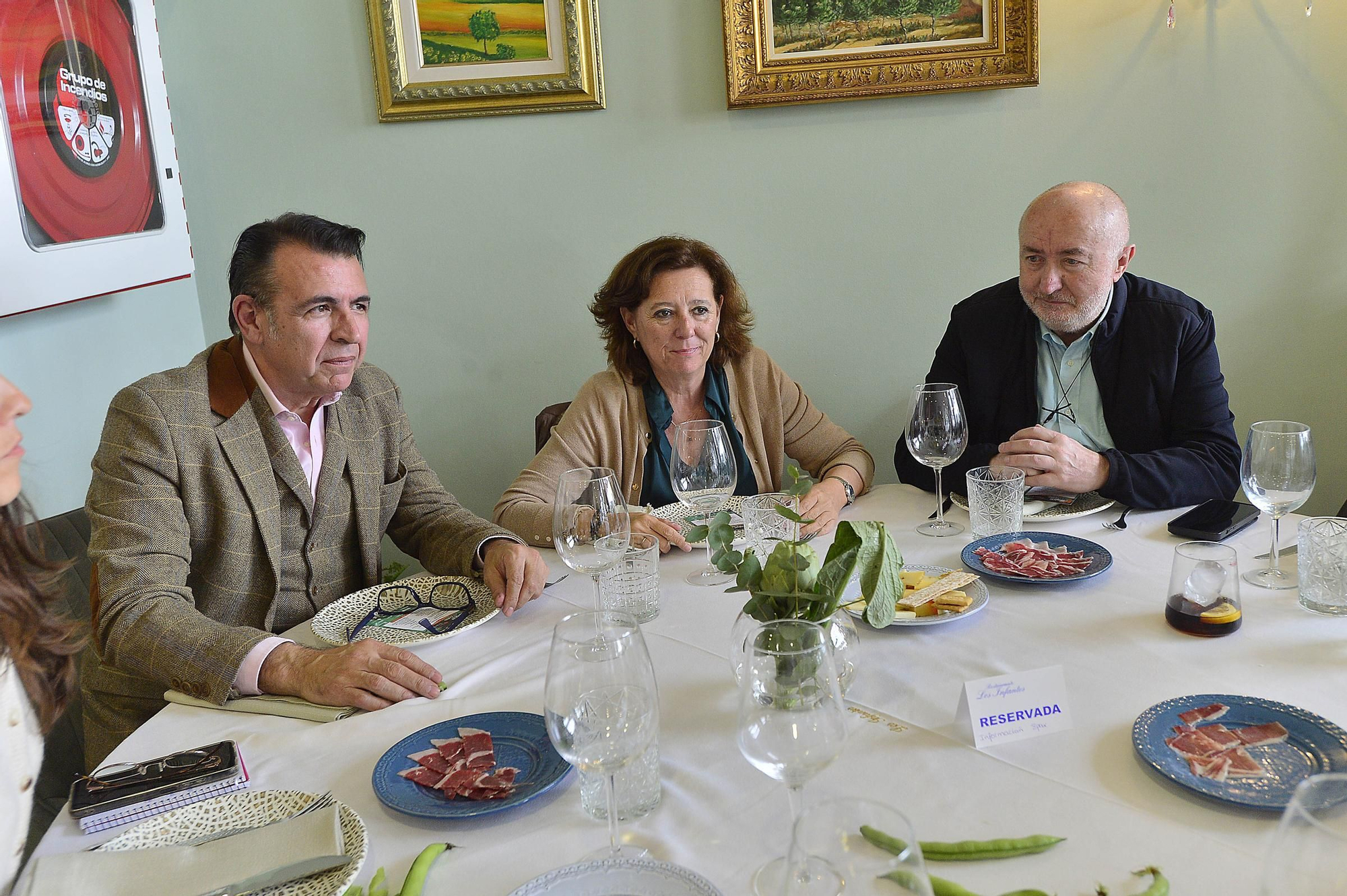 Menjars de la Terra en el restaurante  Los Infantes de Almoradí.