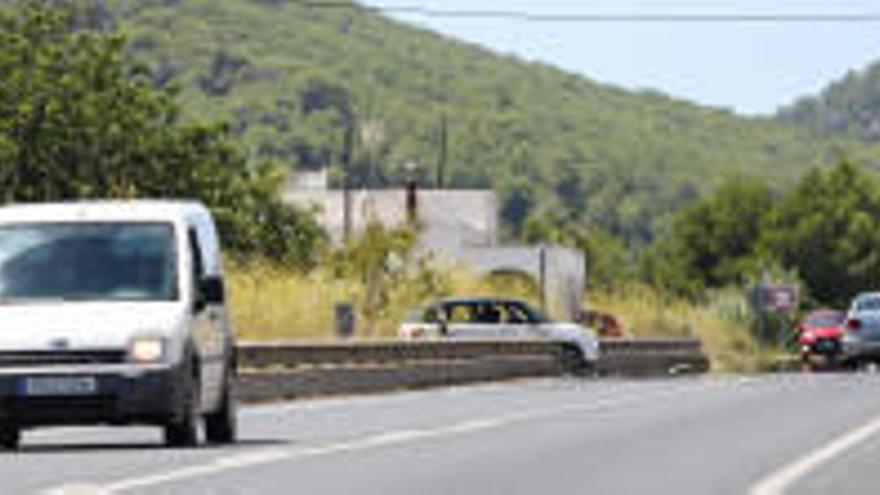 Imagen de archivo del punto kilométrico 3,5 de la carretera de Sant Josep