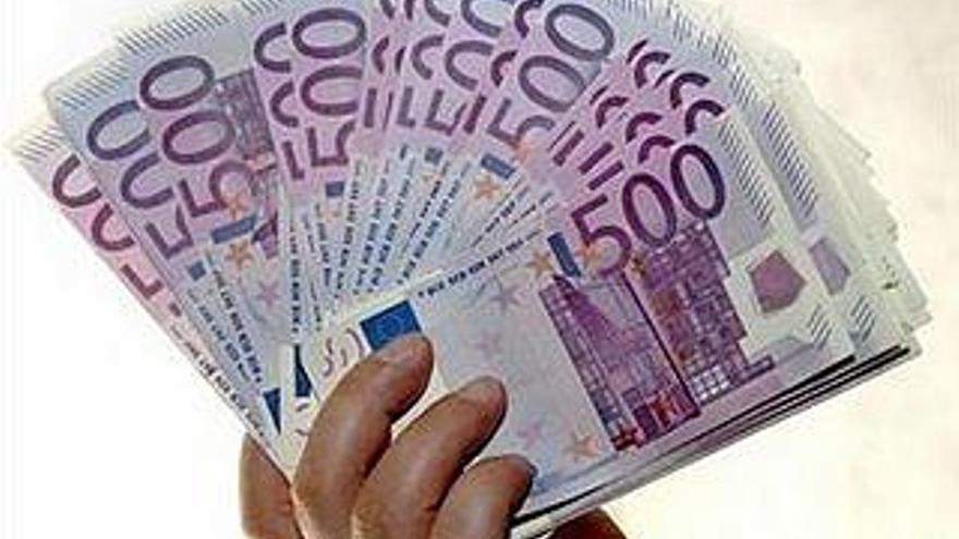 Los billetes de 500 euros caen a su nivel más bajo desde 2006