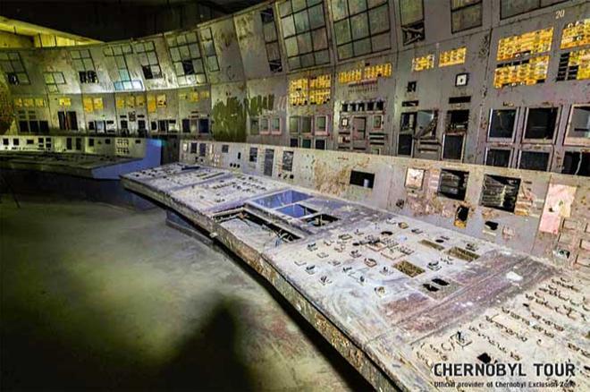 Sala de control del reactor 4