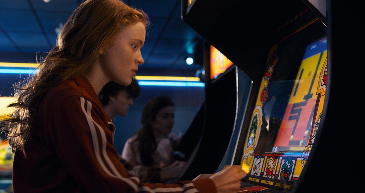 La actriz Sadie Sink en la tercera temporada de 'Stranger Things'