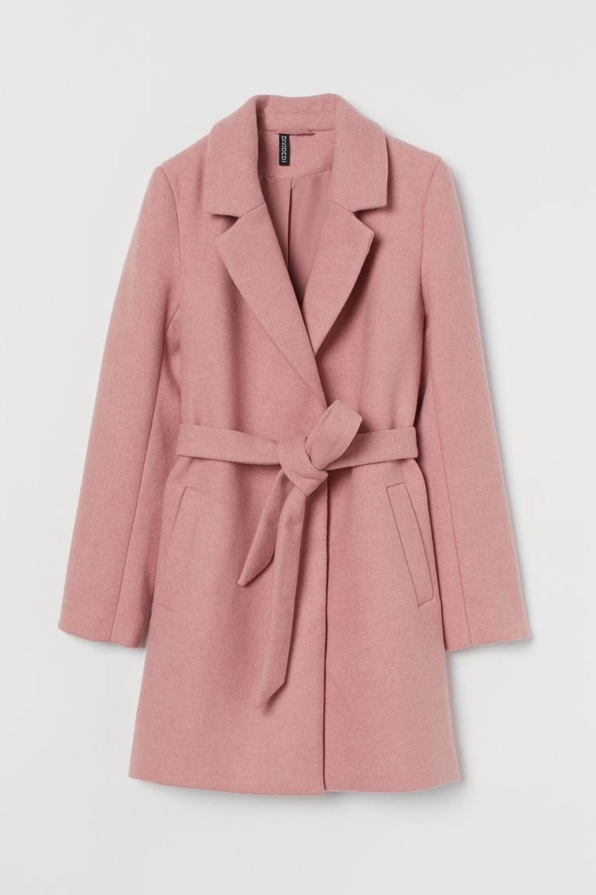 Abrigo en mezcla de lana, de H&amp;M (23,99 euros)