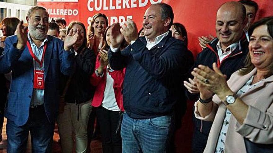 Sacristán y Rioboo, el domingo, tras conocer los resultados.