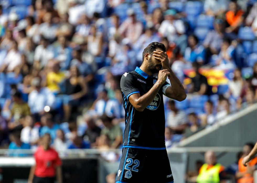 El Dépor cae goleado ante el Espanyol