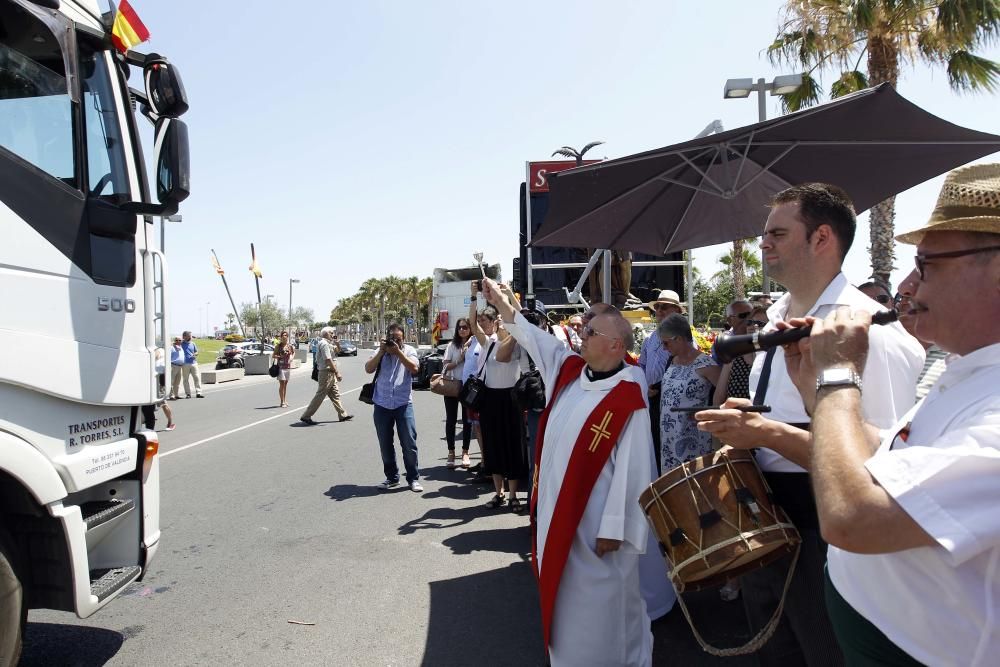 Bendición de vehículos en el día de San Cristóbal