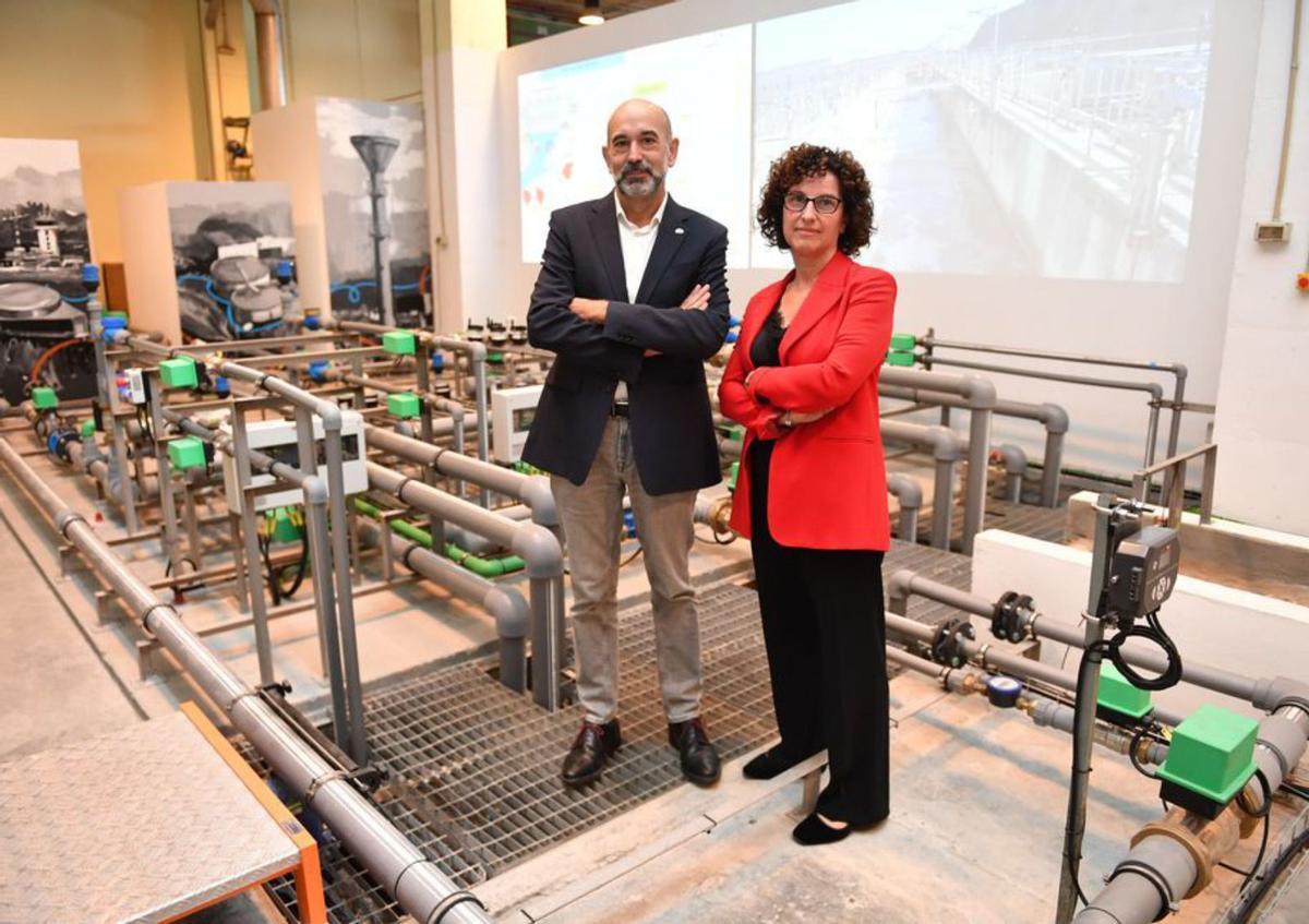 Jerónimo Puertas y Belén Gómez, en el Citeec. | Carlos Pardellas