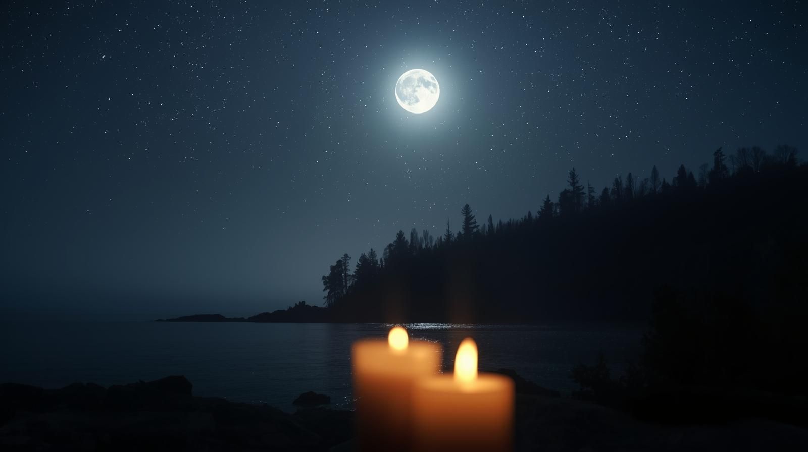 Luna y energías naturales en rituales de amor