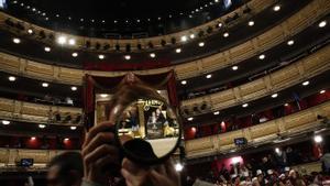 Interior del Teatro Real de Madrid, durante el Sorteo Extraordinario de Navidad.