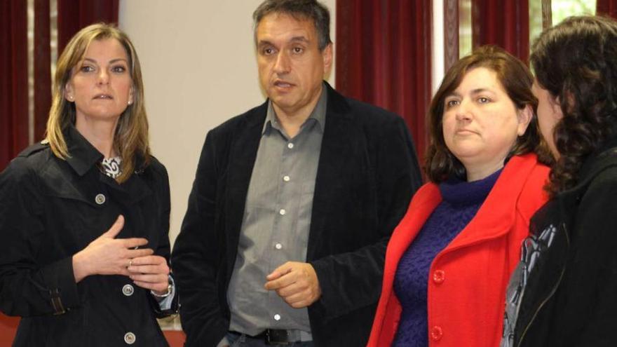 Graciela Blanco, José Manuel López y Olga Fernández.