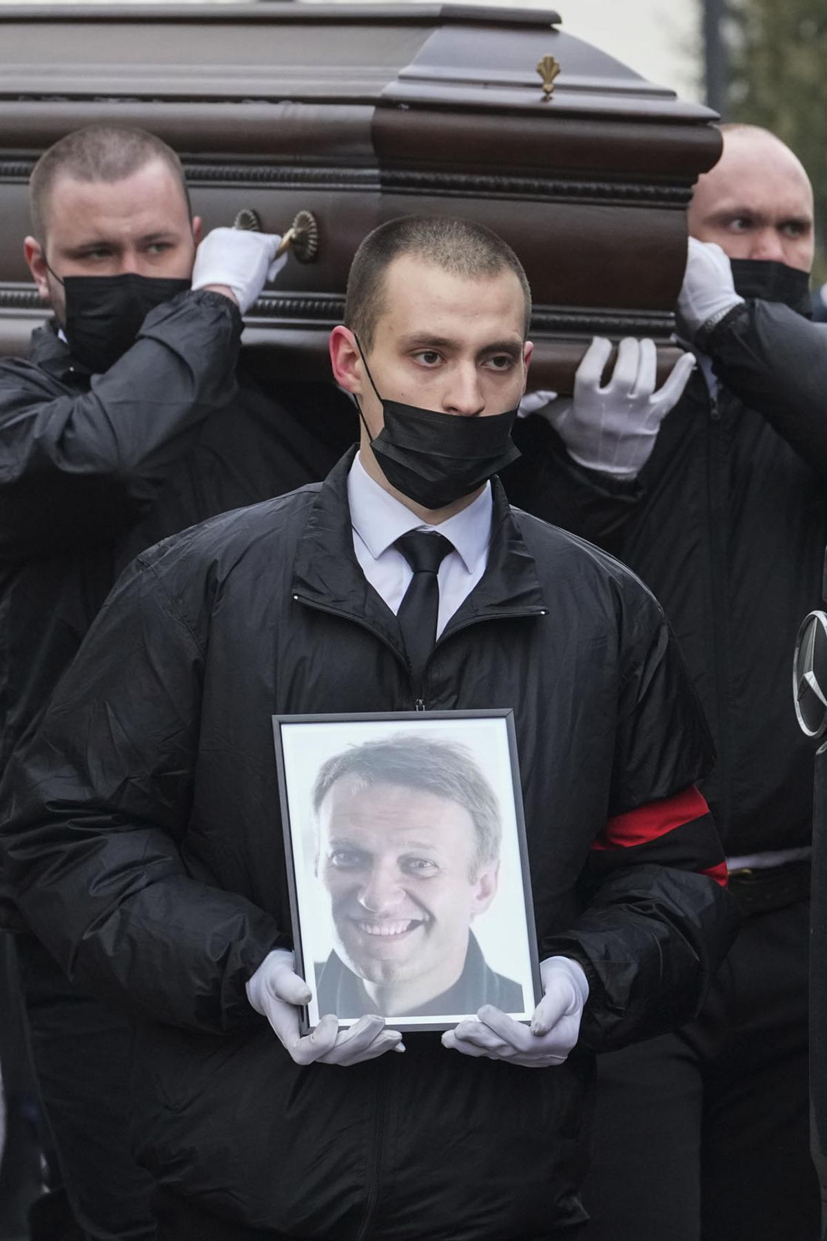 Funeral y ceremonia de despedida del político opositor ruso Alexei Navalny en Moscú