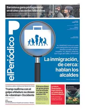 La portada de EL PERIÓDICO del 11 de enero de 2026