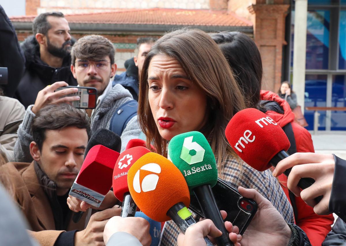 Irene Montero: Están aplicando mal la ley sólo sí es sí