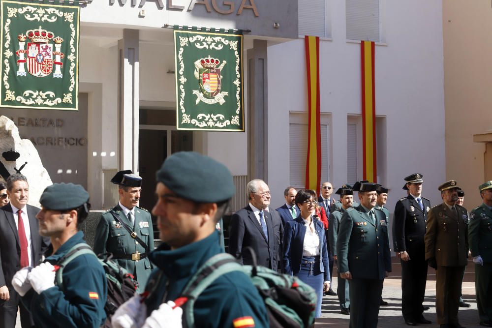 Toma de posesión del nuevo coronel jefe de la Comandancia de la Guardia Civil de Málaga