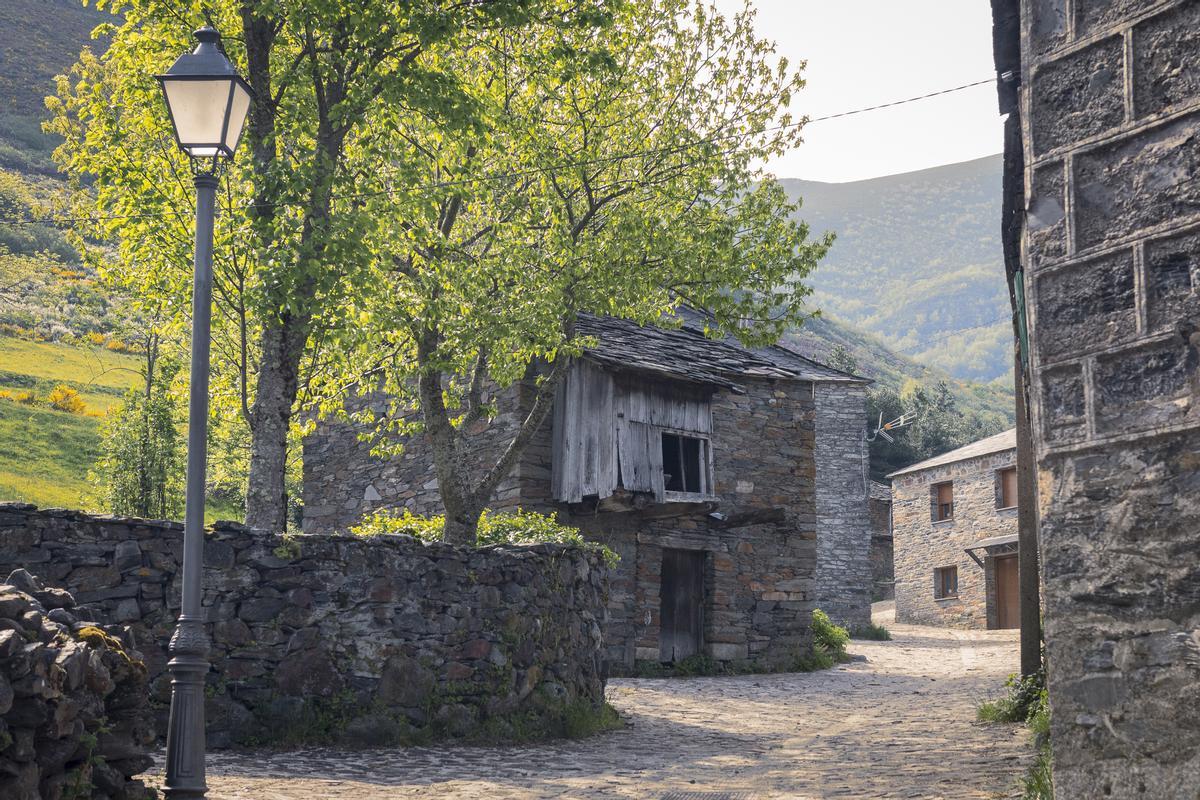 El pueblo de Balouta en Lugo