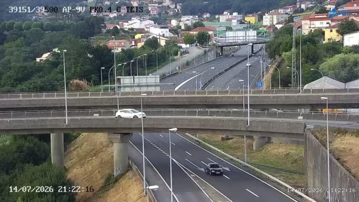 Una ciudad paralizada por el España-Francia: así están las carreteras de Vigo y su área