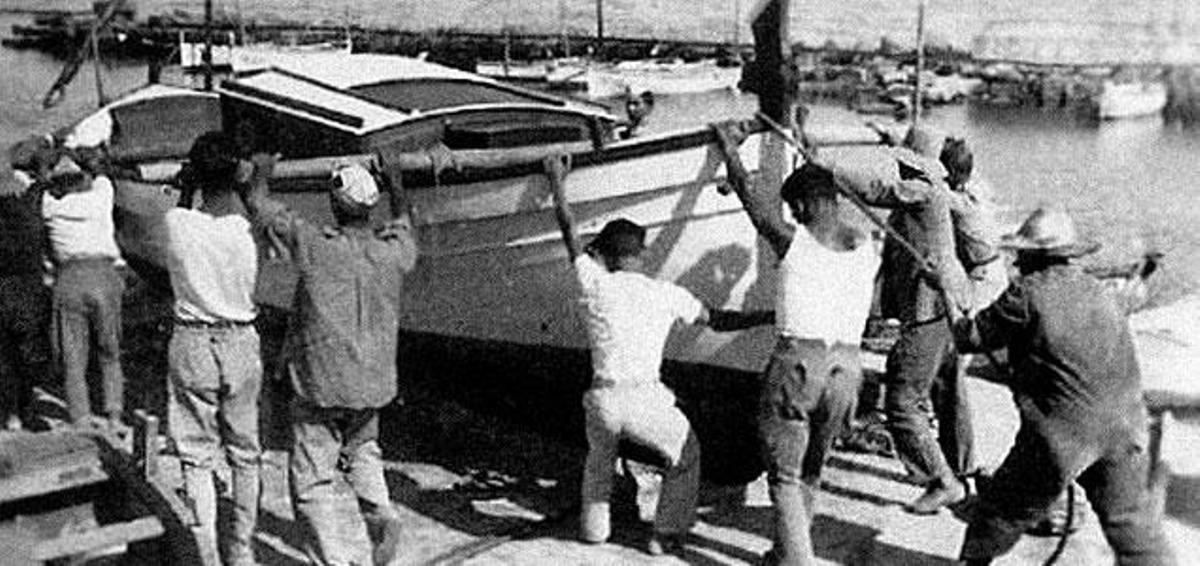 Cala Gamba en 75 años de imágenes