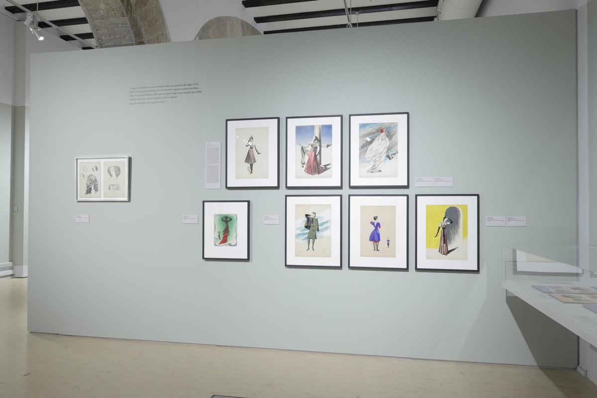 Algunas de las obras de la exposición de La Nau.
