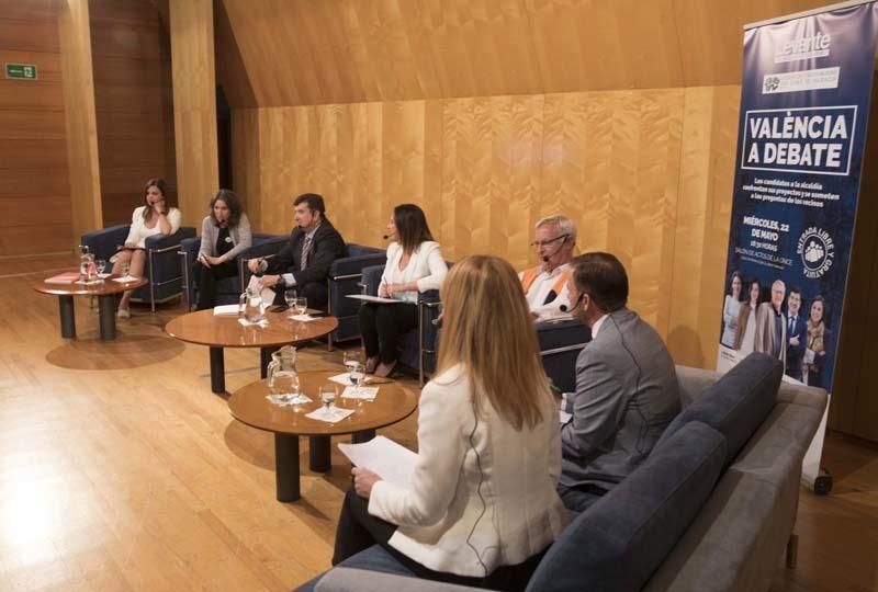 Debate entre los candidatos a la alcaldía de València