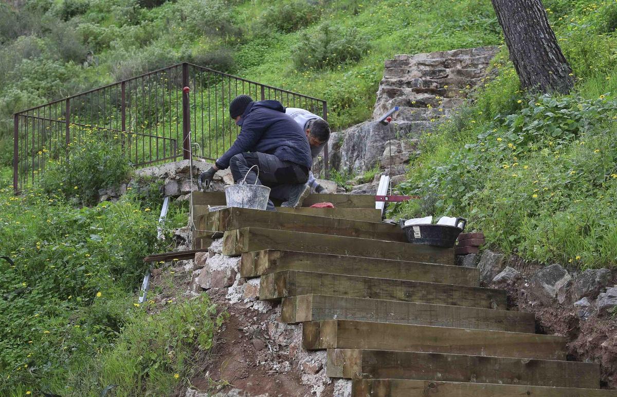 Así avanzan los trabajos junto al Teatro Romano de Sagunt