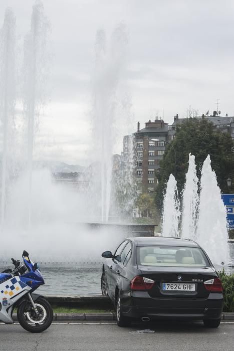 Accidente en la plaza Castilla