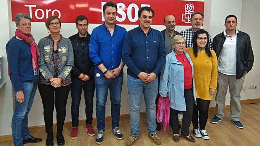 Candidatura socialista de Toro que ayer presentó su programa electoral a los ciudadanos