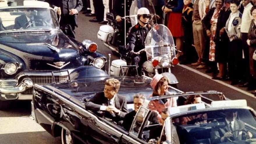 Kennedy, instantes antes de su muerte.