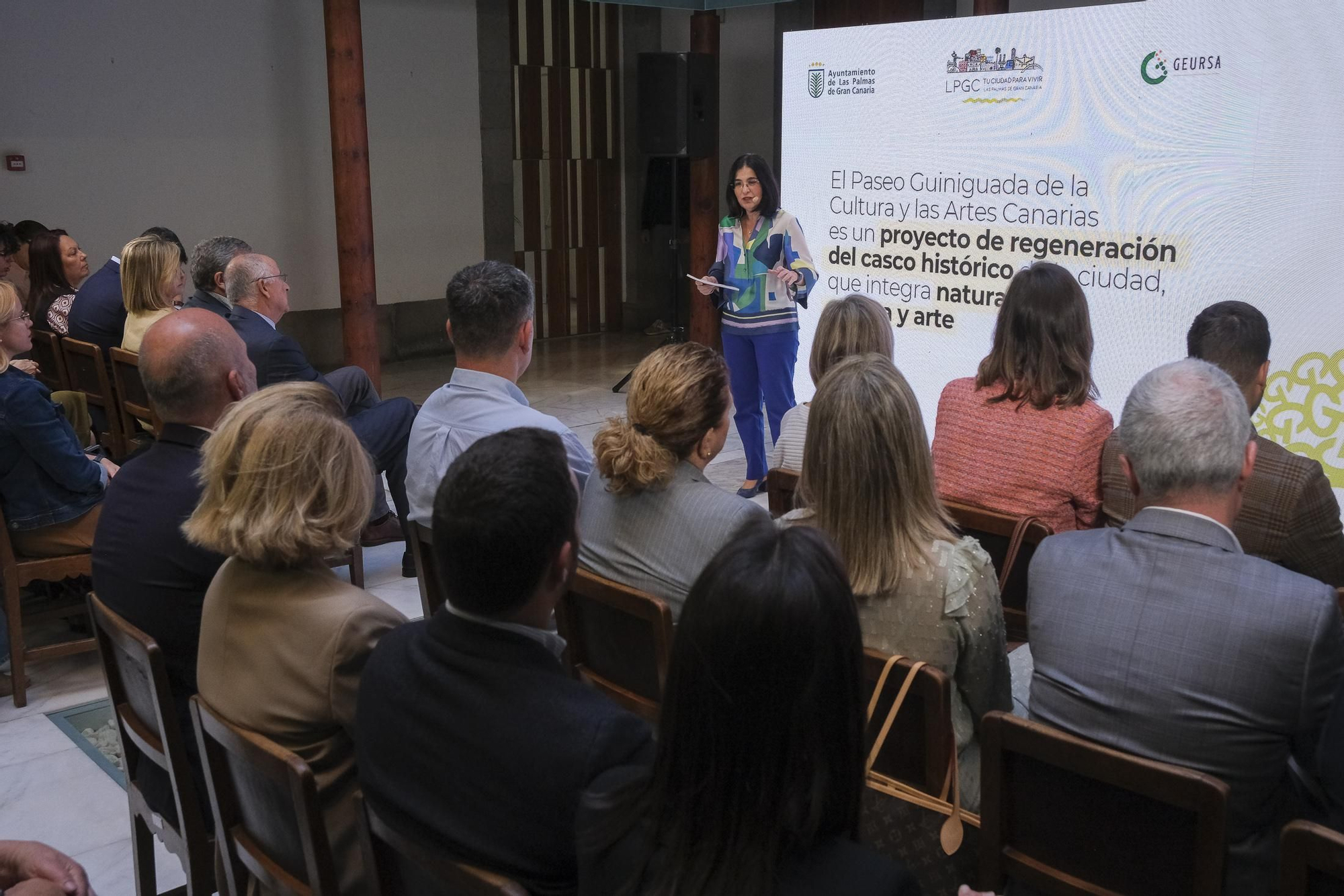 Presentación de anteproyectos finalistas del paseo Guiniguada