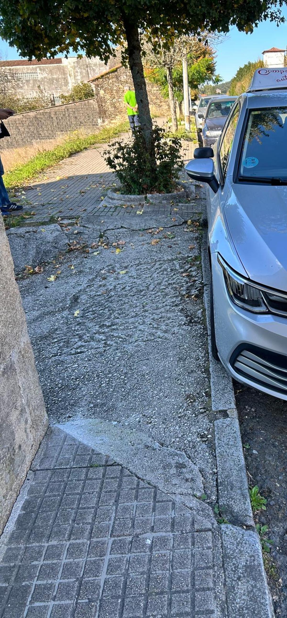 Estado de las aceras de la zona