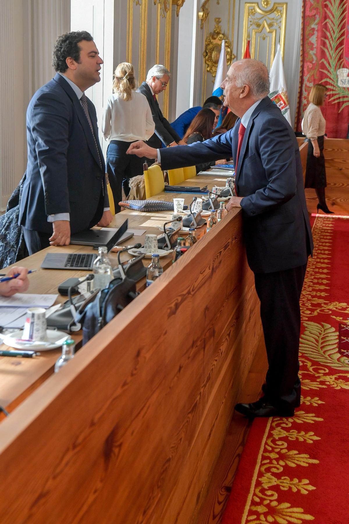 Último pleno del año 2023 en el Ayuntamiento de Las Palmas de Gran Canaria