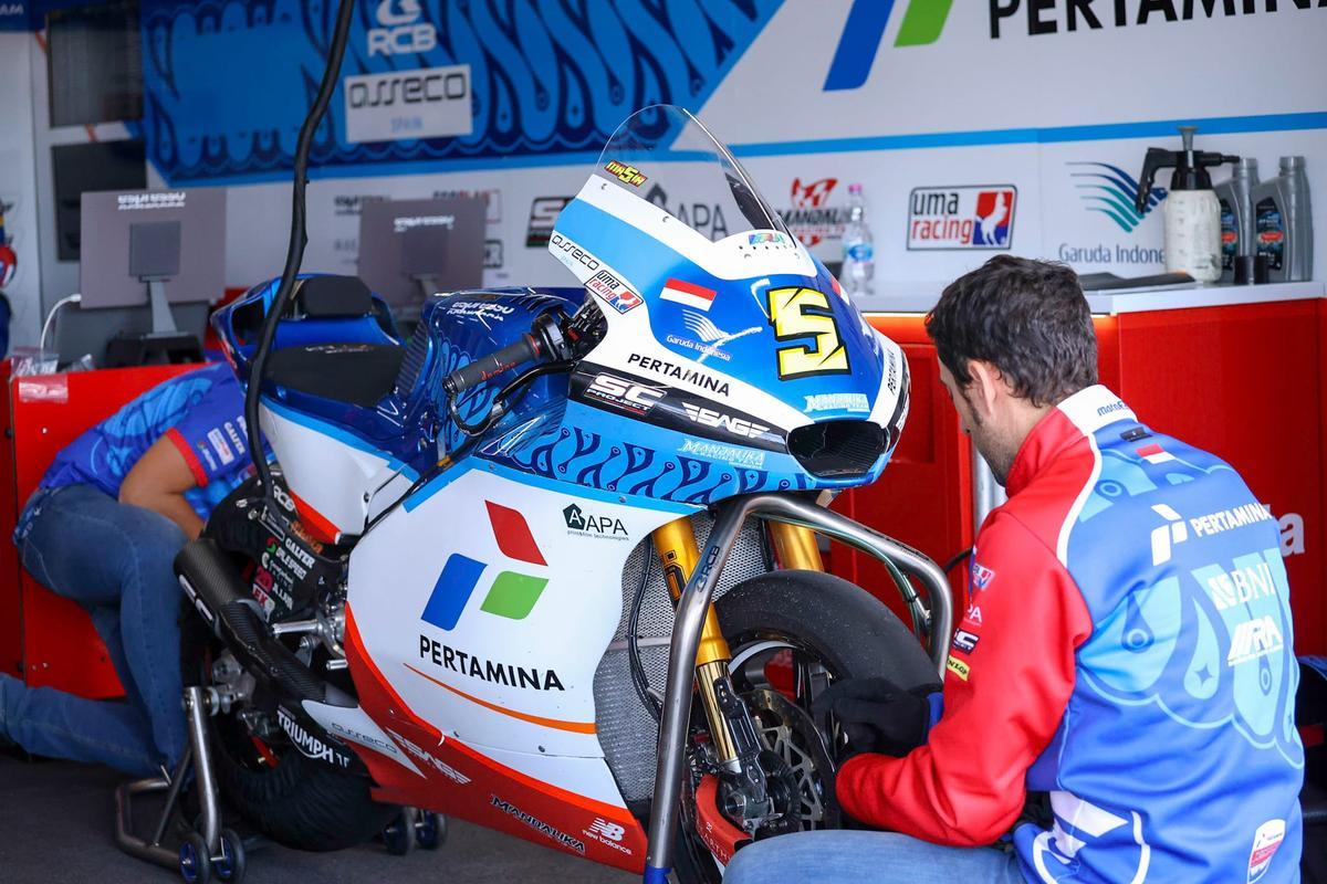 Jaume Masià debuta en Moto2 en Cheste