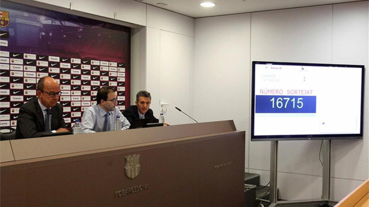 El FC Barcelona fijó la asignación a partir del socio 16.715