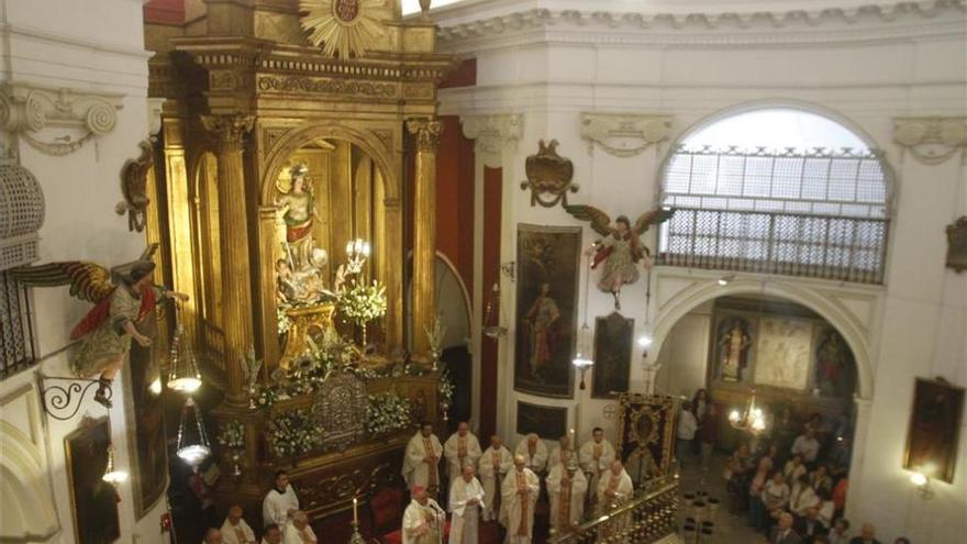 El obispo implora la lluvia durante la homilía de San Rafael