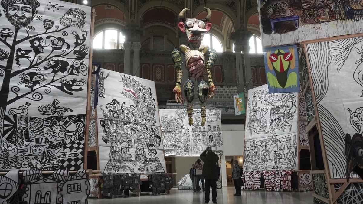 La Sala Oval del Museu Nacional d'Art de Catalunya aplega aquestes festes l'imaginari visual i reivindicatiu del moianès Marcel·lí Antúnez