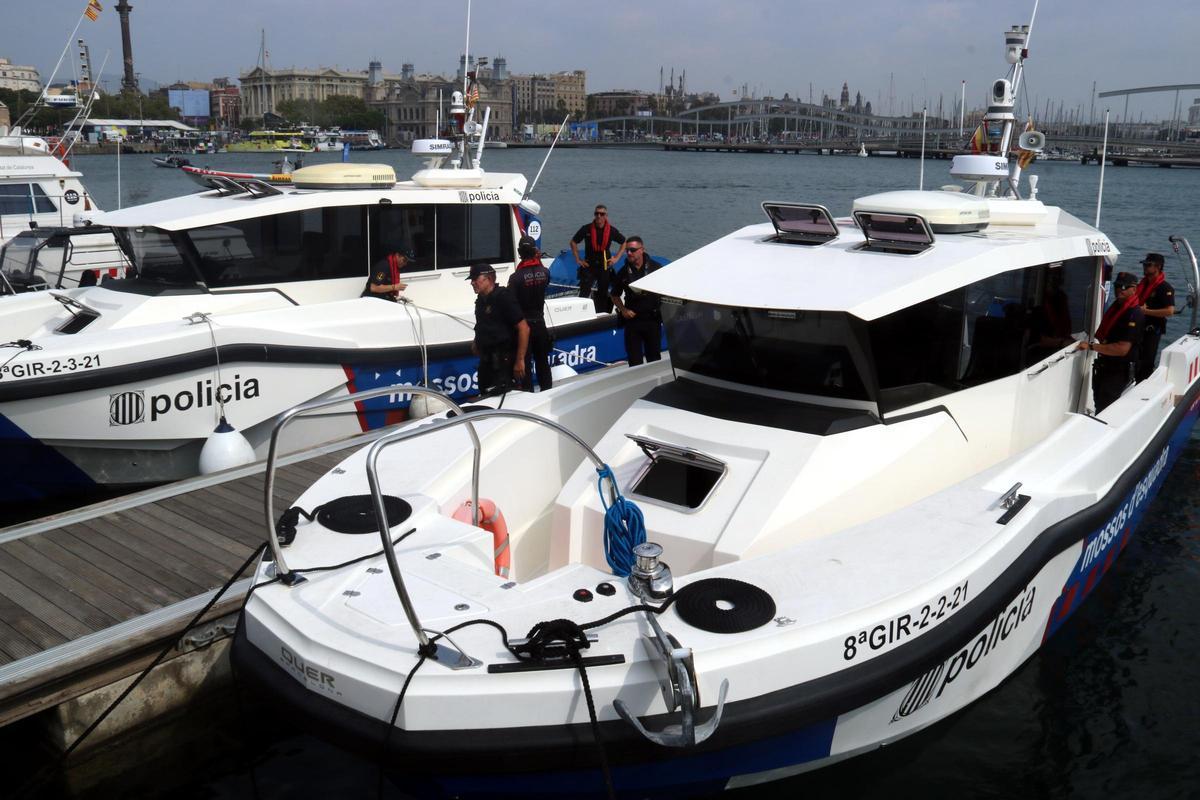 Imagen del dispositivo de Mossos en la Copa América