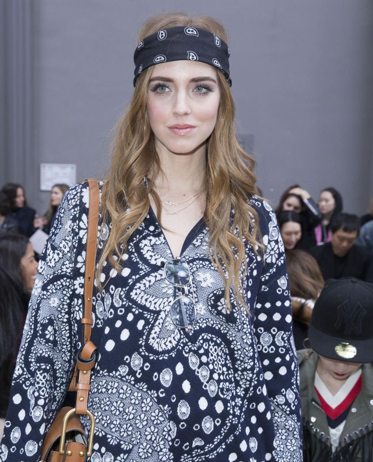 Chiara Ferragni con bandana