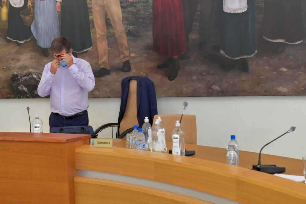 Pleno de renuncia del alcalde de Santa Lucía de Tirajana