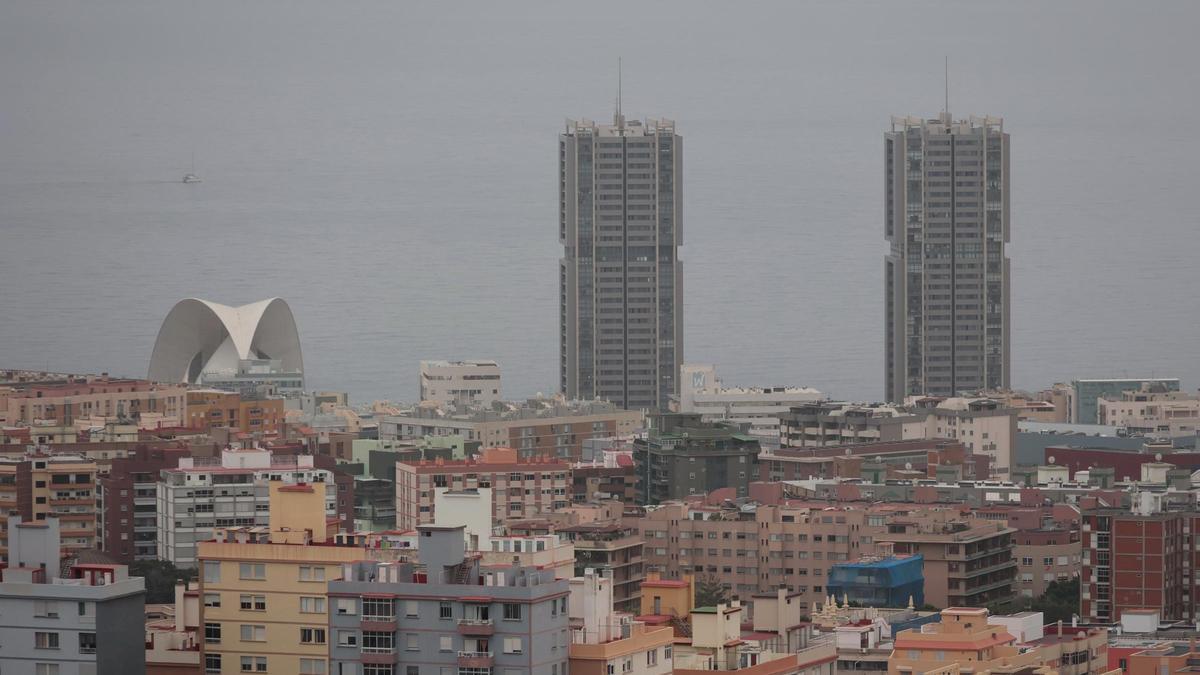 Jornada de calima en Tenerife.