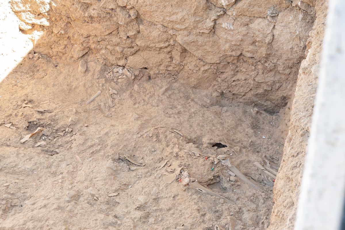 Galería | Encontrados los primeros restos de la fosa común de Villamesías