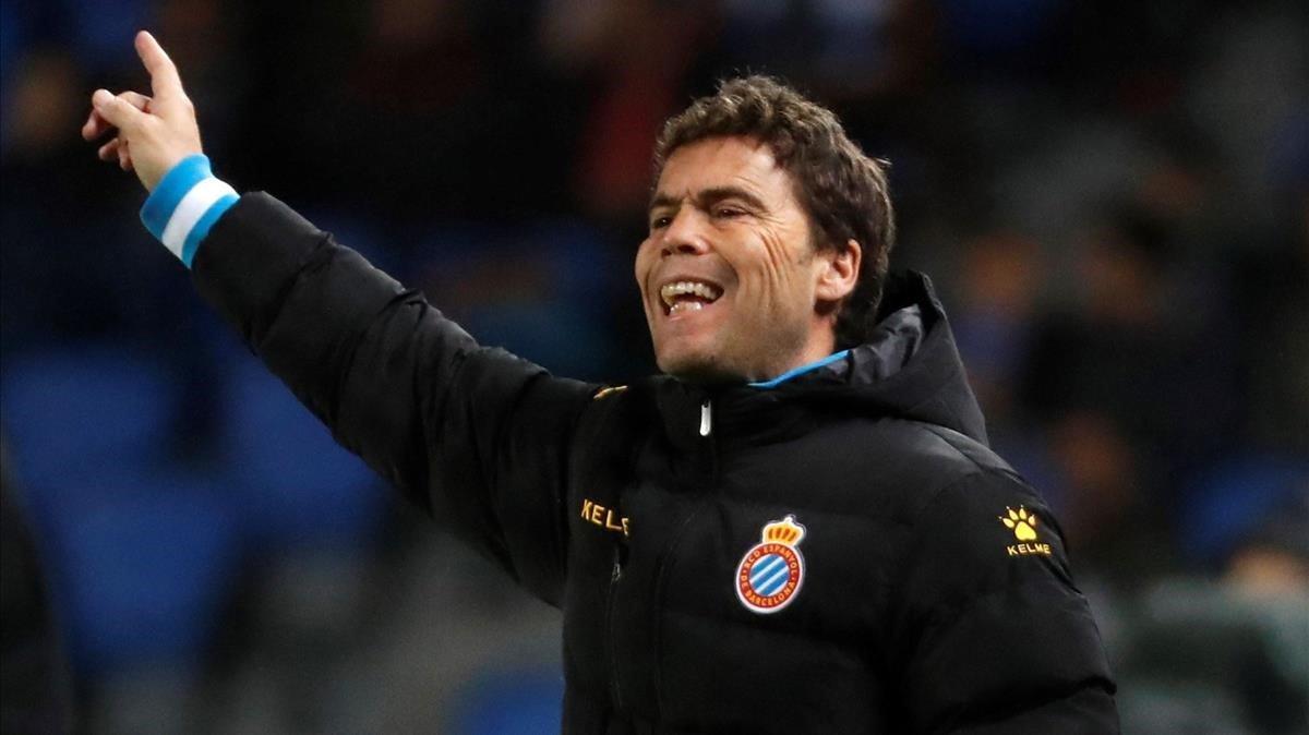 Rubi, el técnico del Espanyol.