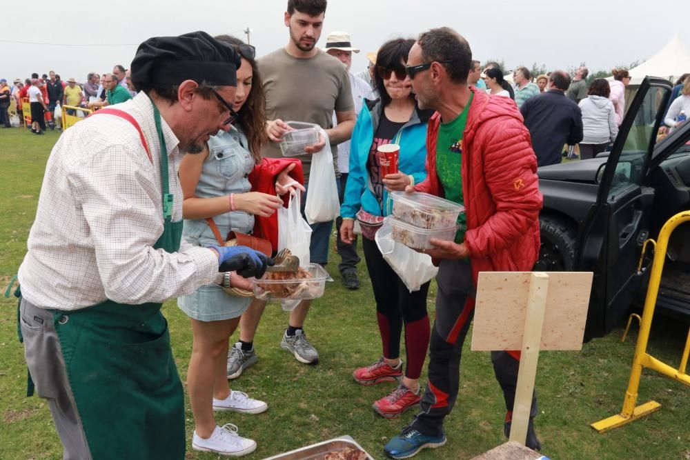 Fiesta del cordero en Llagüezos, Lena