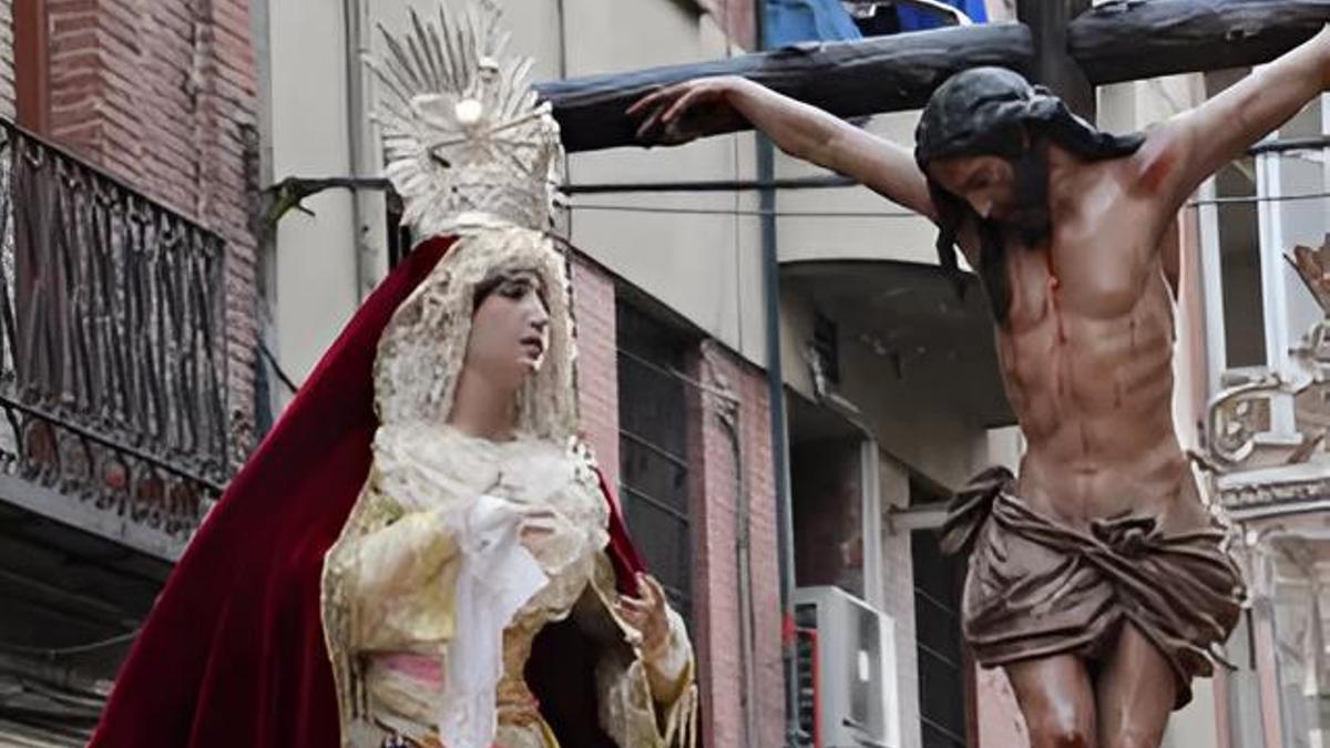 Procesión del Santísimo Cristo del Perdón y María Santísima de la Misericordia.