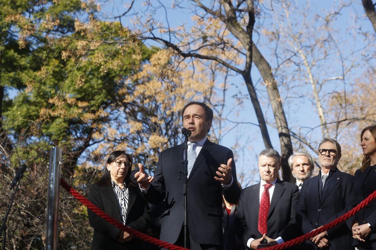 Así ha sido el homenajean a Manuel Broseta en el 34 aniversario de su asesinato