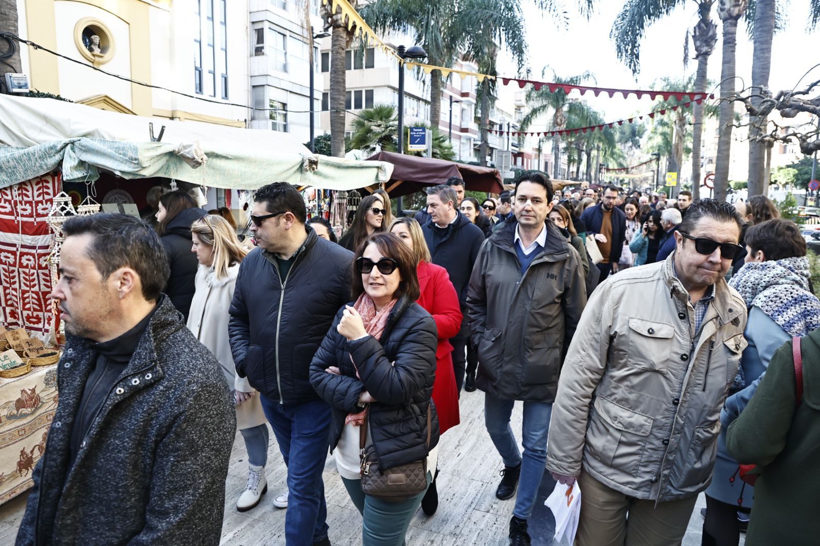 Almuerzo y paseíllo del PP y Vox en la Feria de Sant Blai en Torrent