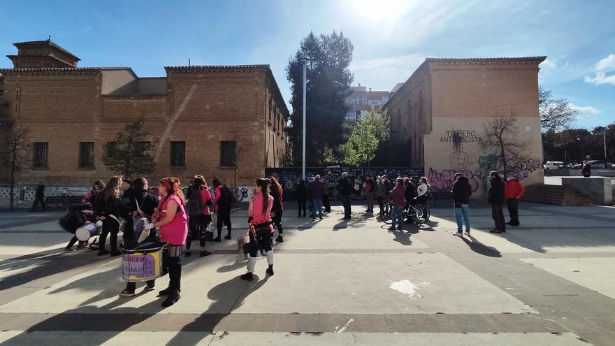 Batucada en Torrero para empezar la mañana