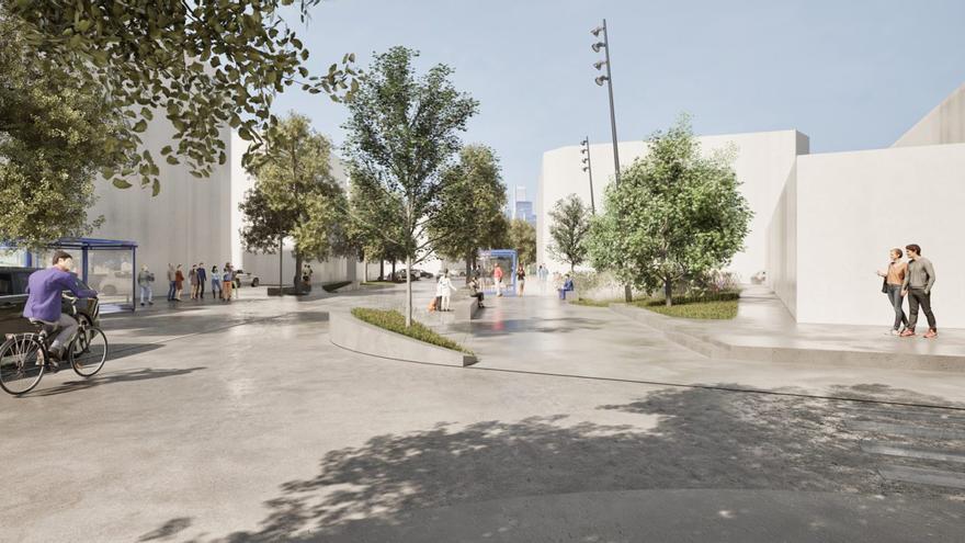 Recreación de la humanización de la travesía de Arteixo