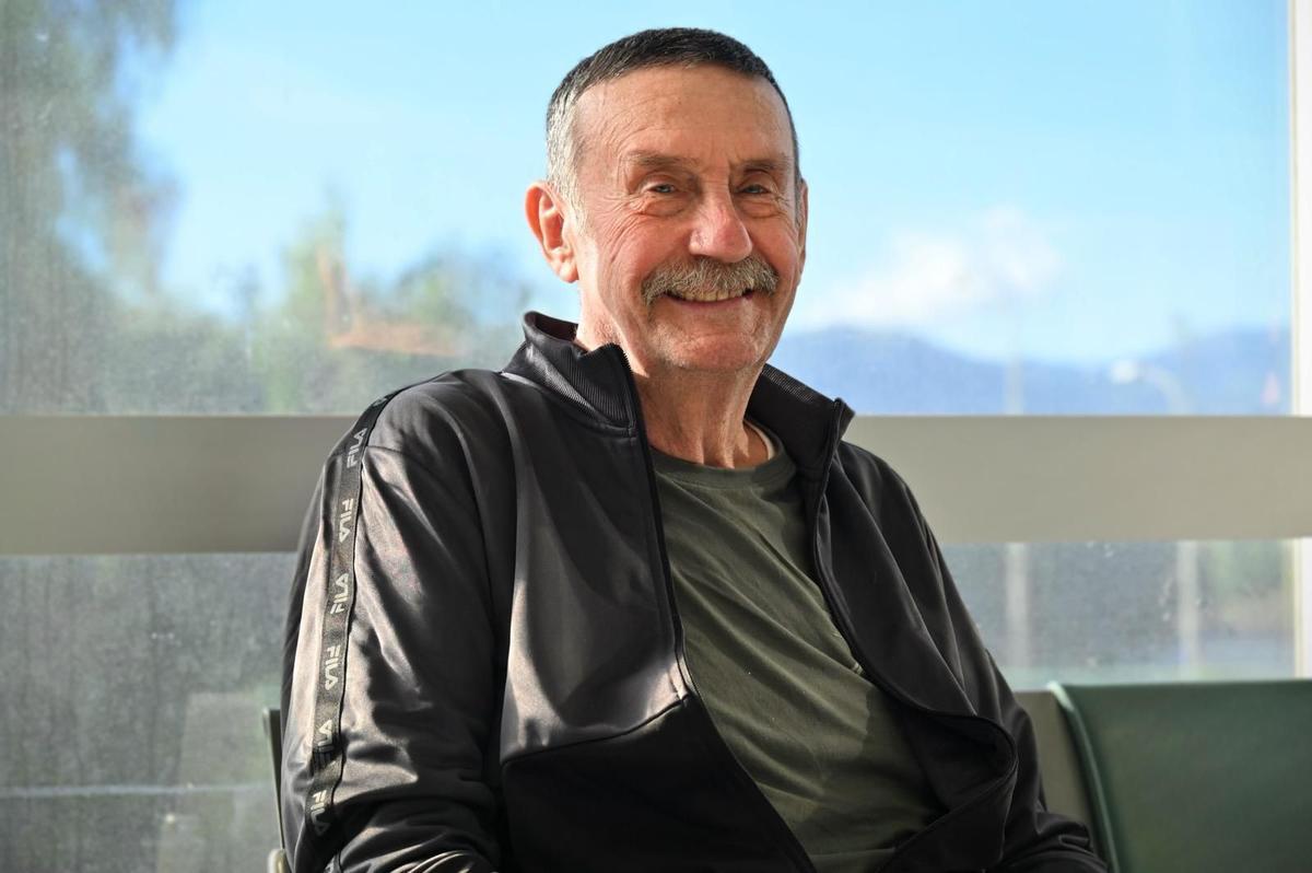 Alfonso Ariza Fuentes en el Hospital Clíinco de Málaga