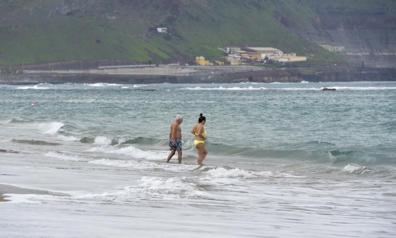 Playa el primer día del año 2021