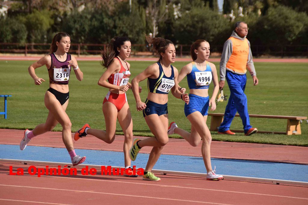 Regional absoluto y sub-23 de atletismo en Lorca (I)